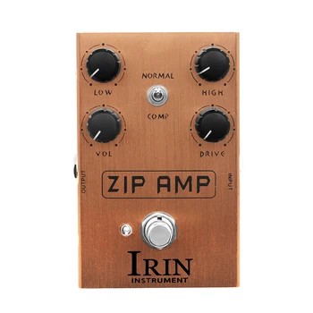 IRIN AN-39 ZIP AMP Erős kompressziós overdrive hangú gitárpedál COMP váltókapcsolóval elektromos gitár effektpedálhoz