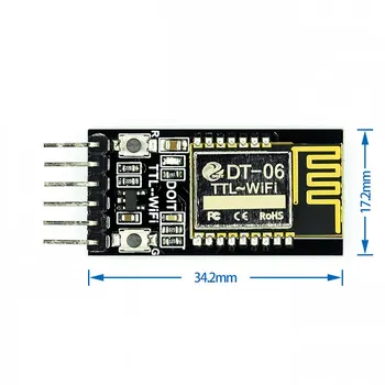 DT-06 vezeték nélküli WIFI soros port átlátszó átviteli modul TTL - WIFI kompatibilis Bluetooth HC-06 ESP-M2 interfésszel