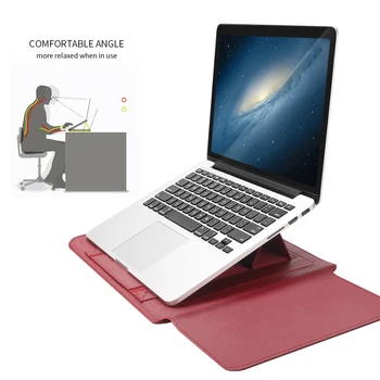 Laptop táska Macbookhoz Air Retina Pro 11 12 13 14 15 15,6 hüvelykes, PU bőr laptop tok Xiaomi Dell Huawei Matebookhoz