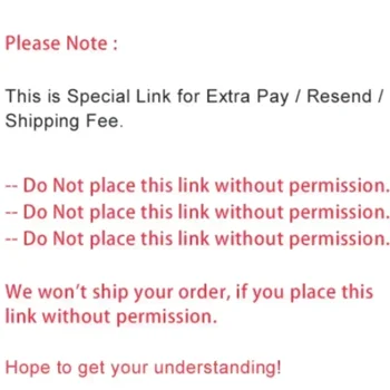 Speciális link extra fizetéshez/újraküldéshez/teherszállításhoz - Ne helyezze el ezt a linket engedély nélkül