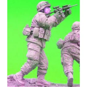 1/35 Méretarányos öntött gyanta fehér modell Az amerikai hadsereg afganisztáni háborújának manuálisan kell színeznie a modellt Ingyenes szállítás