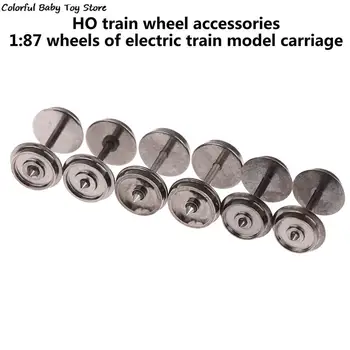 2db HO 1:87 méretarány 36'' fém keréktárcsák a Model Train DC kerékkészlethez C8724