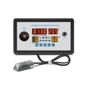  intelligens termosztát digitális ZFX-W9002 termosztát hőmérséklet páratartalom-szabályozó inkubátor 360 automatikus tojásforgatás 220V