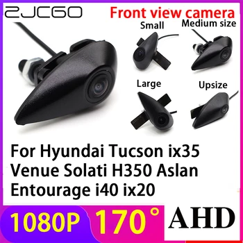 ZJCGO AHD 1080P LOGO Parkoló elülső kamera Vízálló a Hyundai Tucson ix35 Helyszín Solati H350 Aslan Entourage i40 ix20