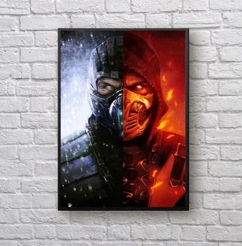 Mortal Kombat 11 videojáték vászon poszter otthoni falfestés dekoráció (keret nélkül)