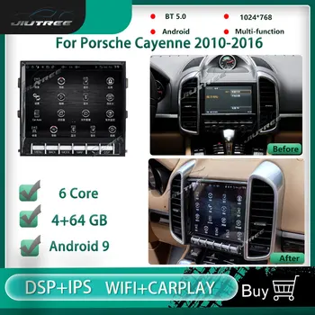 Android 11 autórádió Porsche Cayenne 2010-2016 Auto Radio 2K HD érintőképernyő LCD képernyő 2 Din GPS navigációs DVD-lejátszó fejegység