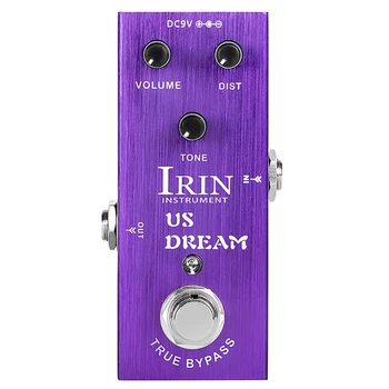 IRIN 1Set gitár effektor Elektromos gitár Amerikai torzító effektor Mini effektor