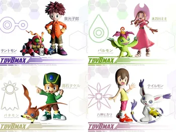Új eredeti Digimon kaland anime Izumi Koushiro Takaishi Takeru akciómodell dísz gyűjthető stílusú asztali gyerek ajándékok