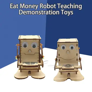 1 Készlet Vicces problémamegoldó képesség Szülő-gyermek interakció Taneszközök Játékok Pénzt esznek Robot Fizikai játékok