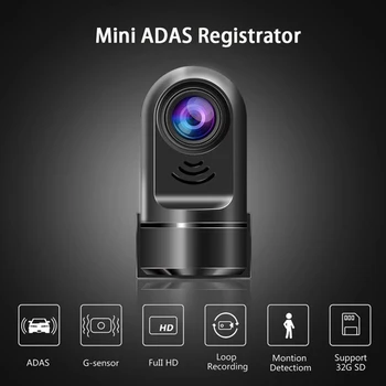 Vezetési felvevő autós kamera 1080P HD navigációs autós felvevő éjjellátó USB-kapcsolat Adas regisztrátor vezetői figyelmeztető rendszer