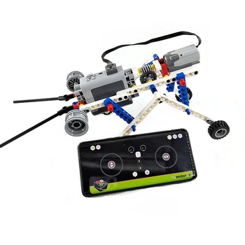 High-Tech RC APP Program Motor Animal Bug Machine Robot építőelem az iskolához 9686 Wedo Education Kids Moc Xmas Bricks játékok