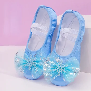 Lovely Princess Dance puha talpú balettcipő Gyerekek lányok macska karom Kínai balerina gyakorlatok cipő