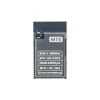 Sipeed M1S modulhoz BL808 RV64 480Mhz +RV32 320Mhz+NPU BLAI 100GOPS 16Mbyte SPI FLASH 2.4G WIFI/BT/BLE Core kártya alkatrészek