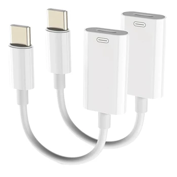 USB C esetén – Apple adapterhez -Férfi USB-C – anya Apple interfész töltőadapterhez