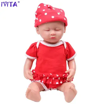 IVITA WG1509 38cm 1420g 100% teljes testet megerősítő szilikon újjászületett baba baba valósághű lány puha Bebe baba ruhákkal gyermekjátékoknak