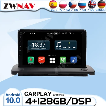 128G Carplay 2 Din Android IPS rádióvevő Volvo XC90 2003 - 2014 Car Audio sztereó videolejátszó GPS navigációs fejegység