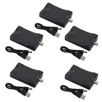 5X - BNC Video Audio Converter adapter kompatibilis PAL / NTSC USB tápkábellel