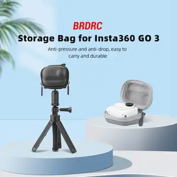 Hordozható tárolótáska Insta360 GO 3 akciókamerához Hordtáska utazótáska karabiner akciókamera tartozékkal