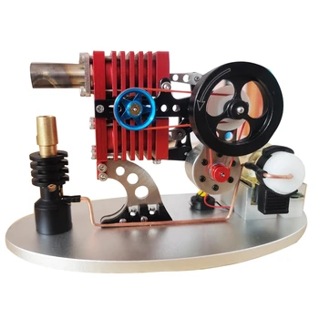 1 db Stirling motor modell Rocker kar Stirling motor generátor modell tudományos kísérlet oktatási játék fiúk ajándék