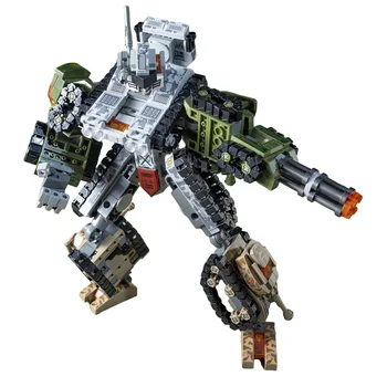 Jóképű átalakuló robot Mecha harcos exoskeleton páncél fiúknak és lányoknak Építőkockák sorozat Gyermekjátékok ajándékok