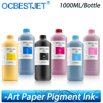 1000ML*6 Art papírtinta Epson L1110 L1800 L805 T25 T23 TX125 TX135 4800 4880 7800 7880 tintasugaras nyomtató pigmenttinta