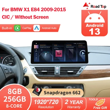 8 + 256G 1920 * 720 Android 13 autórádió vezeték nélküli Carplay képernyő BMW X1 E84 2009-2015 multimédia lejátszó Bluetooth GPS navigáció