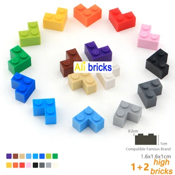 400db 1+2 pont DIY építőelemek Vastag figurák Kockák Oktatási méret kompatibilis a 2357 műanyag játékkal gyerekeknek