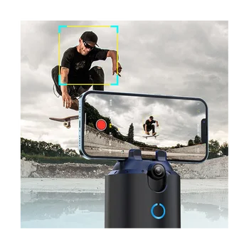  Automatikus arckövető kamera Gimbal stabilizátor intelligens tartó 360 forgatható állvány szelfibot élő Vlog videóhoz (fehér)