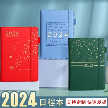 2024 Angol Almanach naptár A5 jegyzetfüzet időgazdálkodási terv Jegyzettömb iskolatervező tervező iskolai kellékeket biztosít