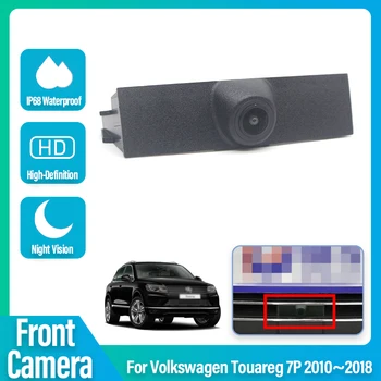 AHD HD CCD Autó elölnézete Parkolás Éjjellátó pozitív vízálló logó kamera Volkswagen számára VW Touareg 7P 2010 ~ 2017 2018