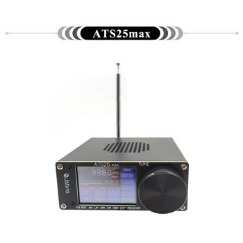 ATS-25 Max Si4732 teljes sávú rádióvevő FM / LW / MW / SW / SSB teszter spektrális szkennelés háttérvilágítás beállítása / kikapcsolása ATS-25 Max DSP vétel