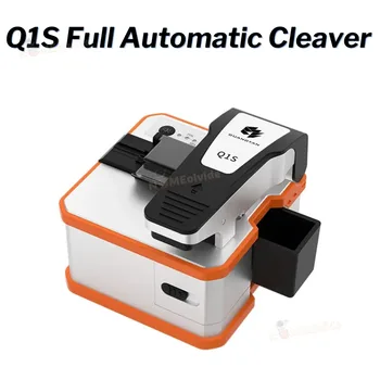 Q1S teljesen automatikus elektromos száloptikai bárd újratölthető optikai kábelvágó ftth optikai szálas hasító magas vágó