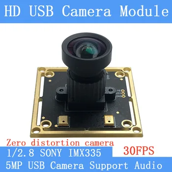USB tiszta fizikai HD zéró torzítás CCTV HD 500W SONY IMX335 UVC webkamera ipari 30FPS USB kamera modul támogatás Audio Linux