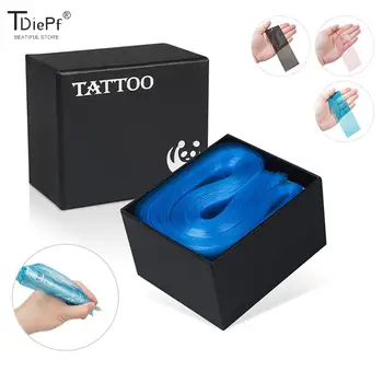 100db/csomag Eldobható tetováló klip zsinórhüvelyek Borítók Táskák Ellátás tetováló géphez polietilén tiszta, biztonságos tetováló tartozék