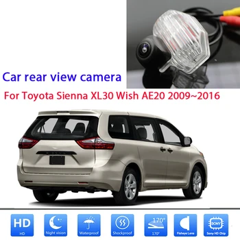  Tolatókamera Toyota Sienna XL30 Wish AE20 2009 ~ 2016 HD CCD éjjellátó parkoló rendszám kamera Vízálló