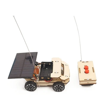 DIY STEM Assemble Napelemes távirányító RC autó modell Oktató játékok Tudomány technológia Autós játékok készlet gyerekeknek Ajándékok