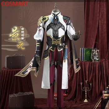 Honkai: Star Rail Jing Yuan cosplay jelmez Kínai Hanfu ősi játékruha Halloween party ruha férfiaknak XS-3XL New2023