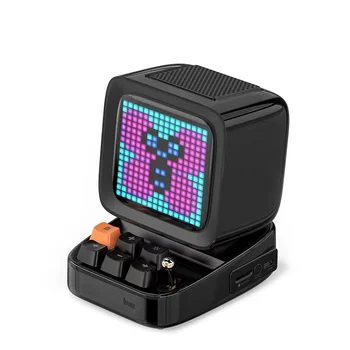 Divoom Ditoo Retro Pixel Art ajándék Otthoni fénydekoráció Ébresztőóra DIY 16X16 LED kijelzőtábla BT hordozható hangszóró
