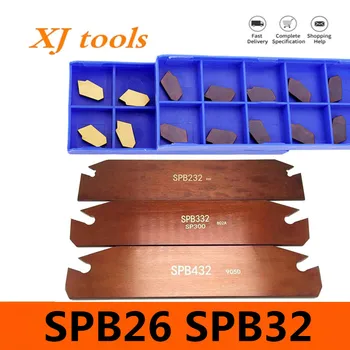 Kiváló minőségű készlet SPB226 SPB326 SPB426 SPB332 SPB432 SP200 SP300 SP400 hornyolt és vágólapka eszterga CNC SPB szerszámtartó