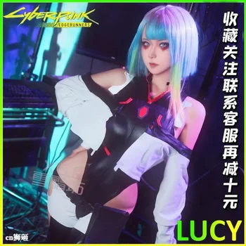 Lucy Cosplay Anime Cyberpunk Cosplay Jelmez Lucy Jelmezek Nők Lucy Szexi Cosplay Jelmez Karácsony