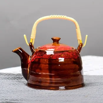 Kreatív kemence átalakított kínai teáskannaPuer teáskanna készletFűtött vízforraló Teaware csésze bögre szolgáltatás Samovar teainfúzió