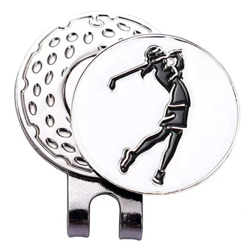 Golf kalapcsipesz Golf labda jel Mágneses adszorpciós golf jelölő Levehető fém golfsapka sapka kapcsok Golf kiegészítők Golf ajándékok