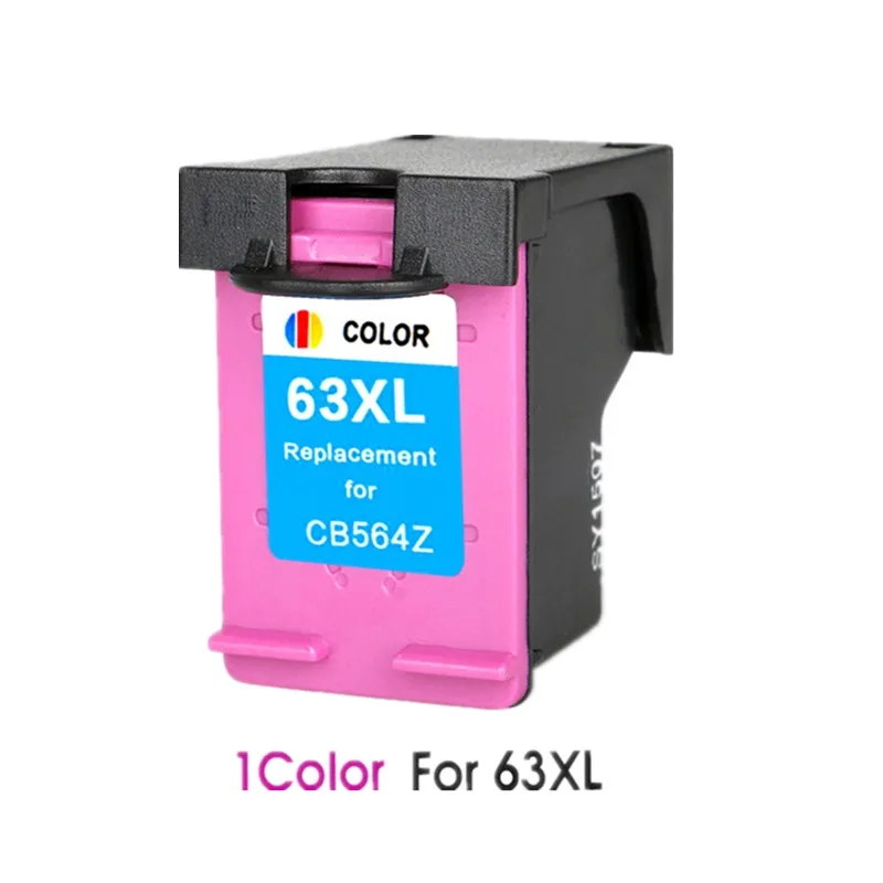 HP 63XL 63XL színes tintapatron legújabb verziója F6U63A OfficeJet 3830 4650 4655 DeskJet 2130 2135 1110 3635 3632 ENVY 4522