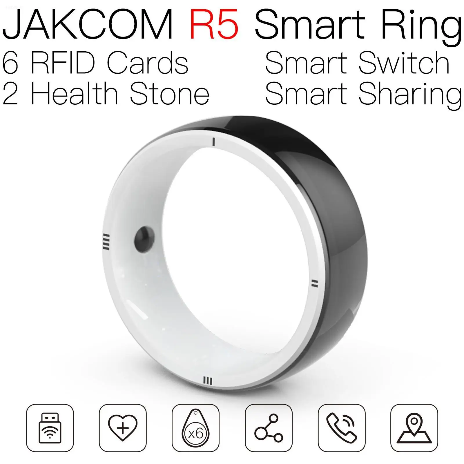 JAKCOM R5 Smart Ring Újabb, mint az MF S50 504 puce geolokalizáció Amiboo Crossing New Horizons Figuras RFID